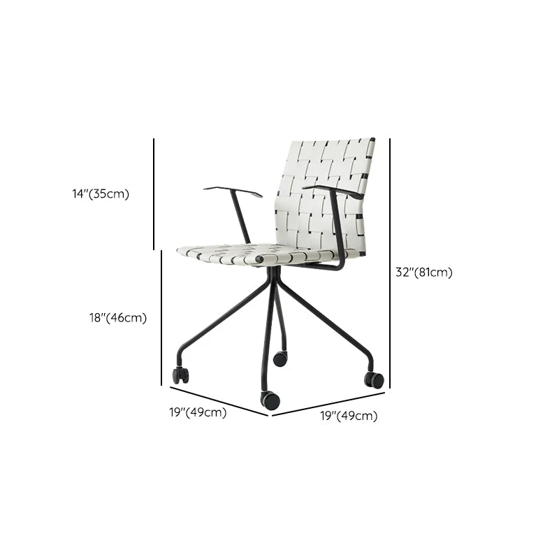 Chaise de conférence contemporaine à bras fixes, chaise grise pour bureau Clearhalo