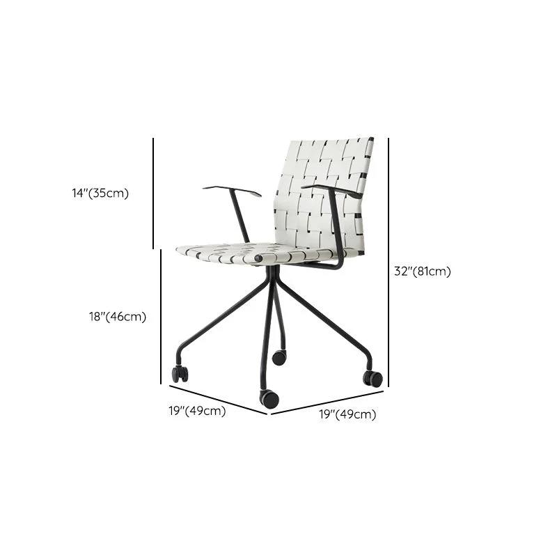 Chaise de conférence contemporaine à bras fixes, chaise grise pour bureau Clearhalo