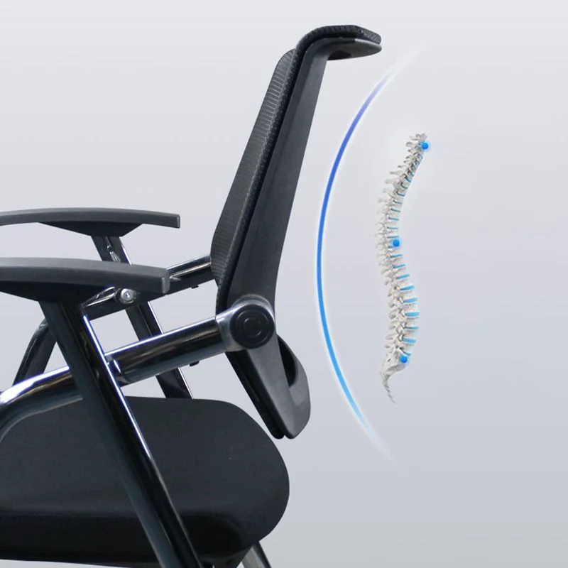 Chaise de conférence ergonomique en maille à dossier moyen, chaise de bureau pour bureau Clearhalo
