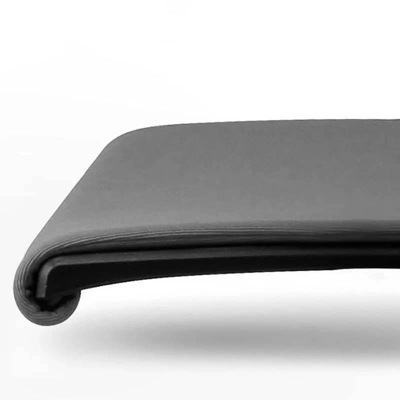 Chaise de conférence moderne avec chaise de bureau à cadre métallique à dossier moyen Clearhalo