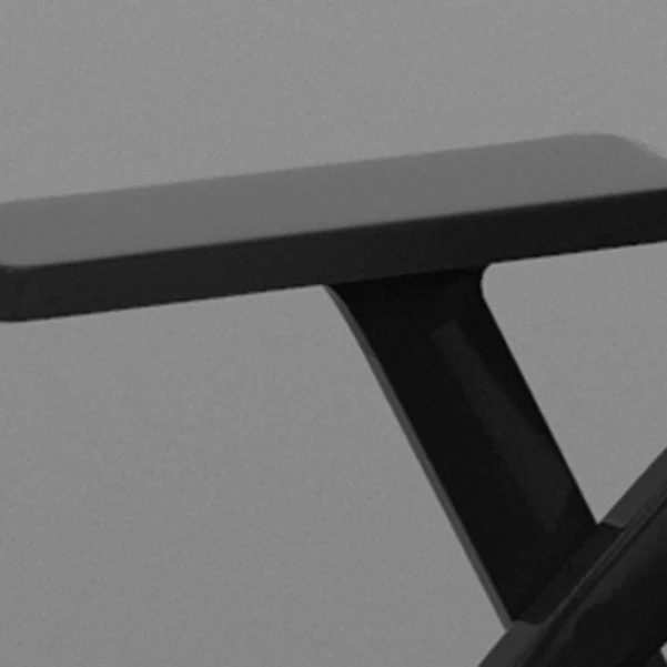 Chaise de conférence moderne à bras fixes, chaise de conférence en acier coulissante Clearhalo