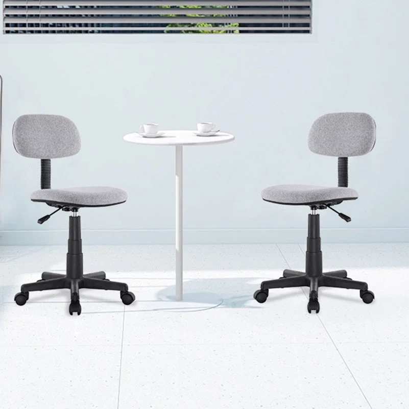 Chaise de conférence moderne sans bras, roues incluses, chaise de bureau pour le bureau Clearhalo