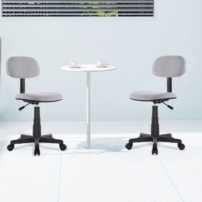 Chaise de conférence moderne sans bras, roues incluses, chaise de bureau pour le bureau Clearhalo