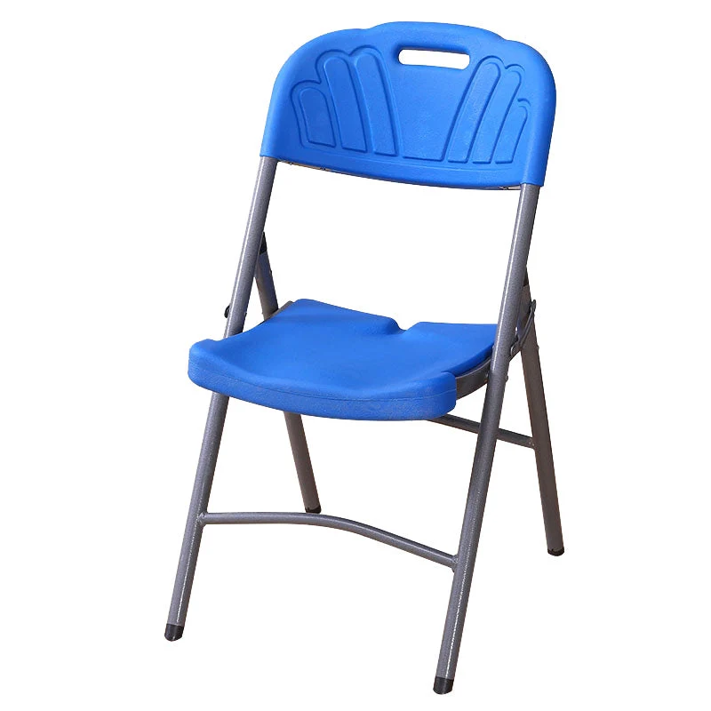 Chaise de conférence pliable sans accoudoirs, chaise de bureau en plastique moderne Clearhalo