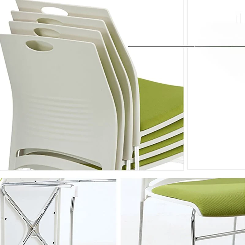 Chaise de conférence sans bras à dossier bas, chaise de soutien lombaire moderne Clearhalo
