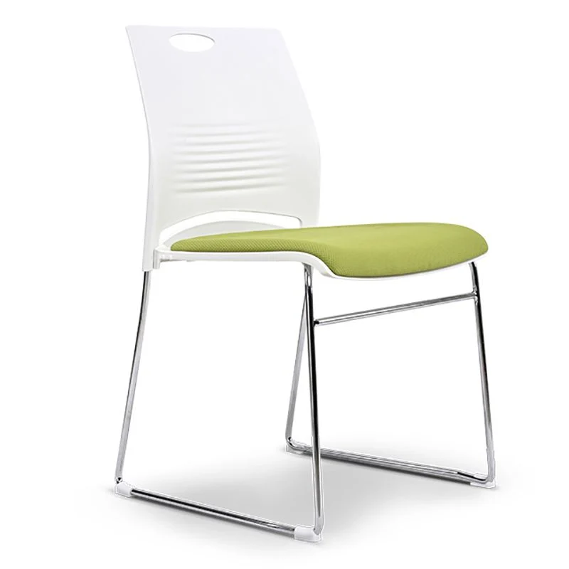 Chaise de conférence sans bras à dossier bas, chaise de soutien lombaire moderne Clearhalo