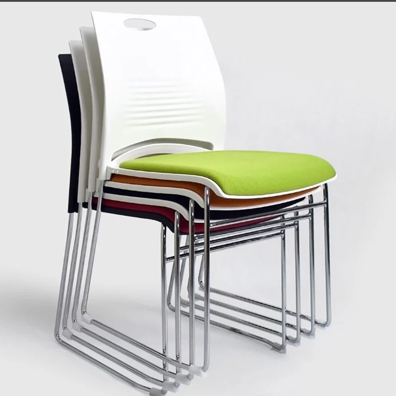 Chaise de conférence sans bras à dossier bas, chaise de soutien lombaire moderne Clearhalo