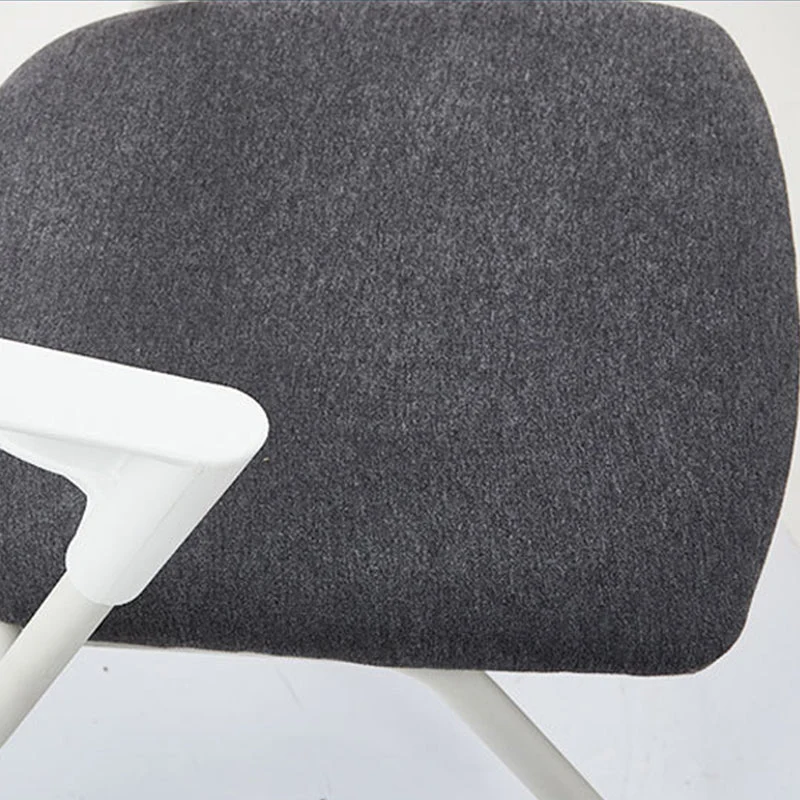 Chaise de conférence de style moderne, chaise de bureau à cadre métallique avec bras Clearhalo