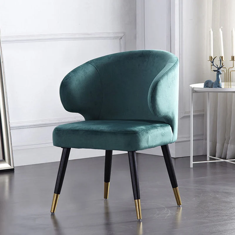 Chaise de conférence verte contemporaine, chaise ergonomique pour le bureau Clearhalo