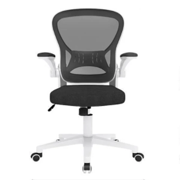 Chaise contemporaine à dossier haut, chaise en maille à hauteur réglable avec roulettes Clearhalo