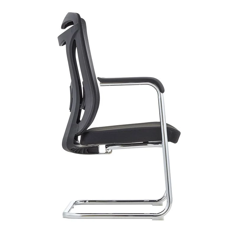 Chaise contemporaine en maille à dossier haut avec support lombaire réglable Clearhalo