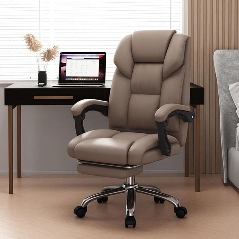Chaise d'appoint à bras pivotant, chaise de bureau contemporaine pour salon Clearhalo
