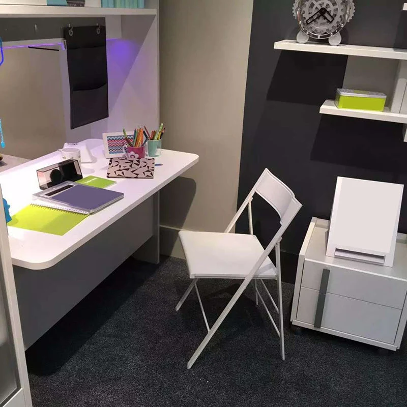 Chaise d'invité à dossier bas de conférence de chaise de bureau contemporaine sans roues Clearhalo