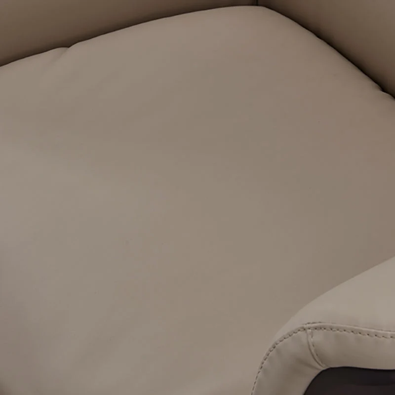 Chaise de direction blanche moderne, siège réglable en hauteur, pour bureau Clearhalo