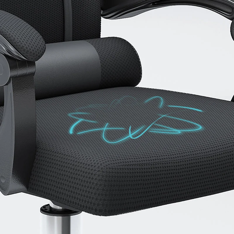 Chaise de direction contemporaine à bras rembourrés, chaise de direction noire pour bureau Clearhalo