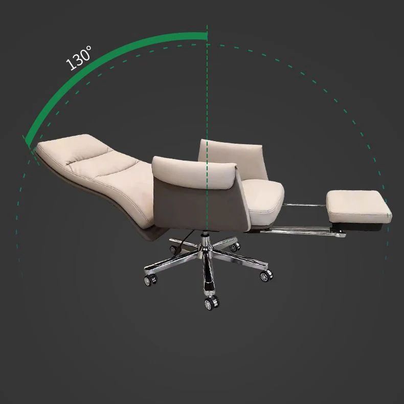 Chaise de direction contemporaine à dossier haut, chaise pivotante exécutive en simili cuir Clearhalo