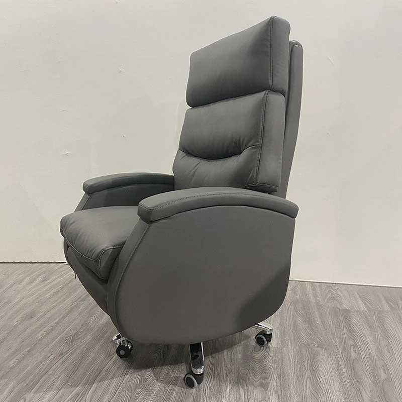 Chaise de direction contemporaine à dossier haut, chaise de bureau à mécanisme d'inclinaison Clearhalo