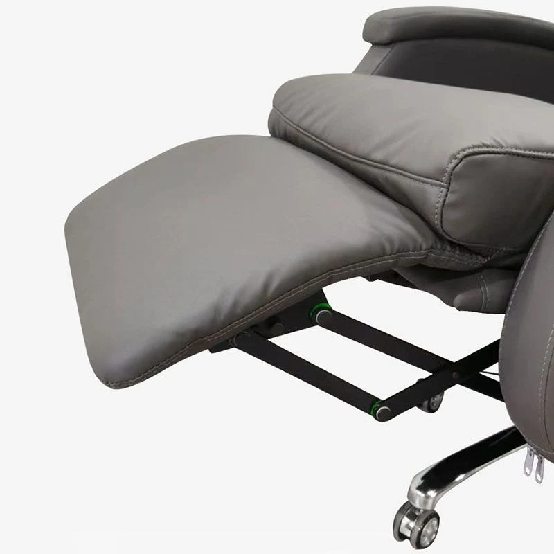 Chaise de direction contemporaine à dossier haut, chaise de bureau à mécanisme d'inclinaison Clearhalo