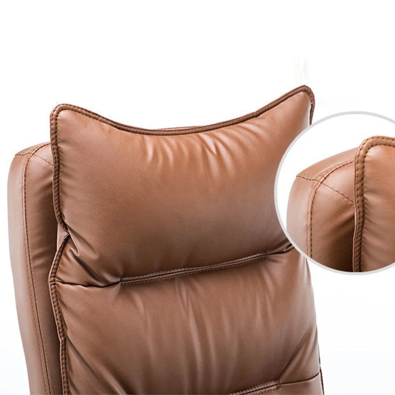 Chaise de direction contemporaine à roues pivotantes, chaise ergonomique exécutive à dossier haut Clearhalo