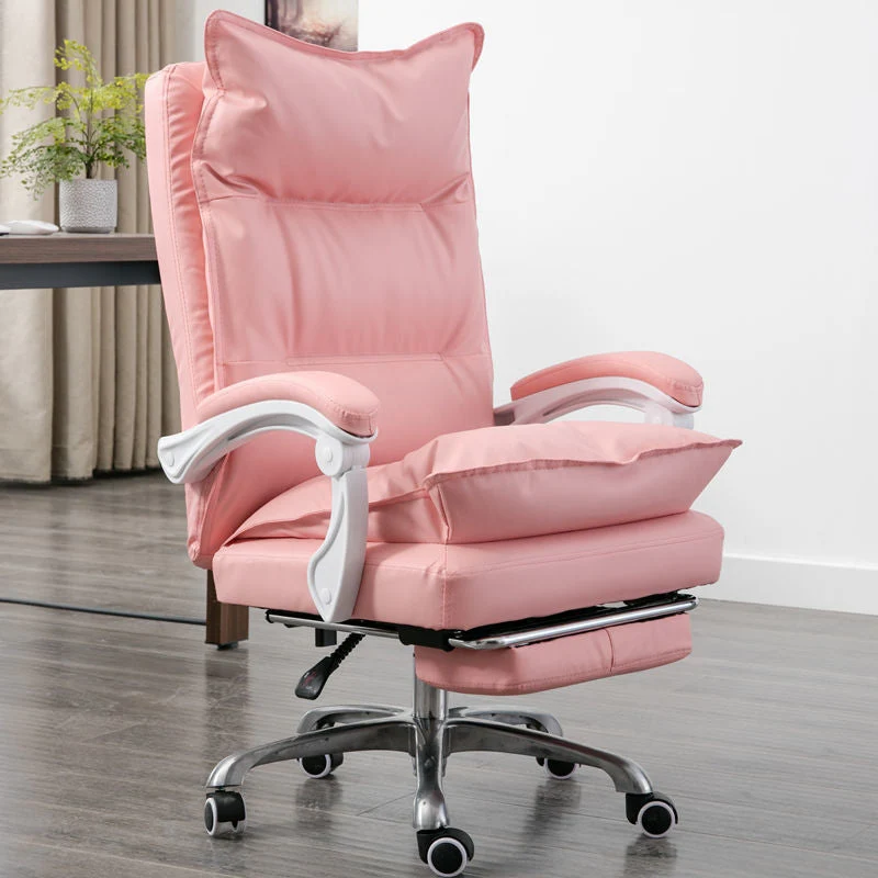 Chaise de direction contemporaine à roues pivotantes, chaise ergonomique exécutive à dossier haut Clearhalo