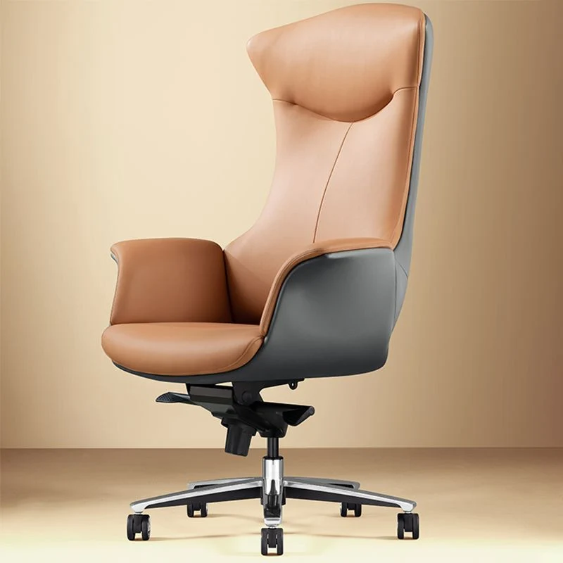 Chaise de direction contemporaine sans accoudoirs, chaise de direction réglable en hauteur pour le bureau Clearhalo