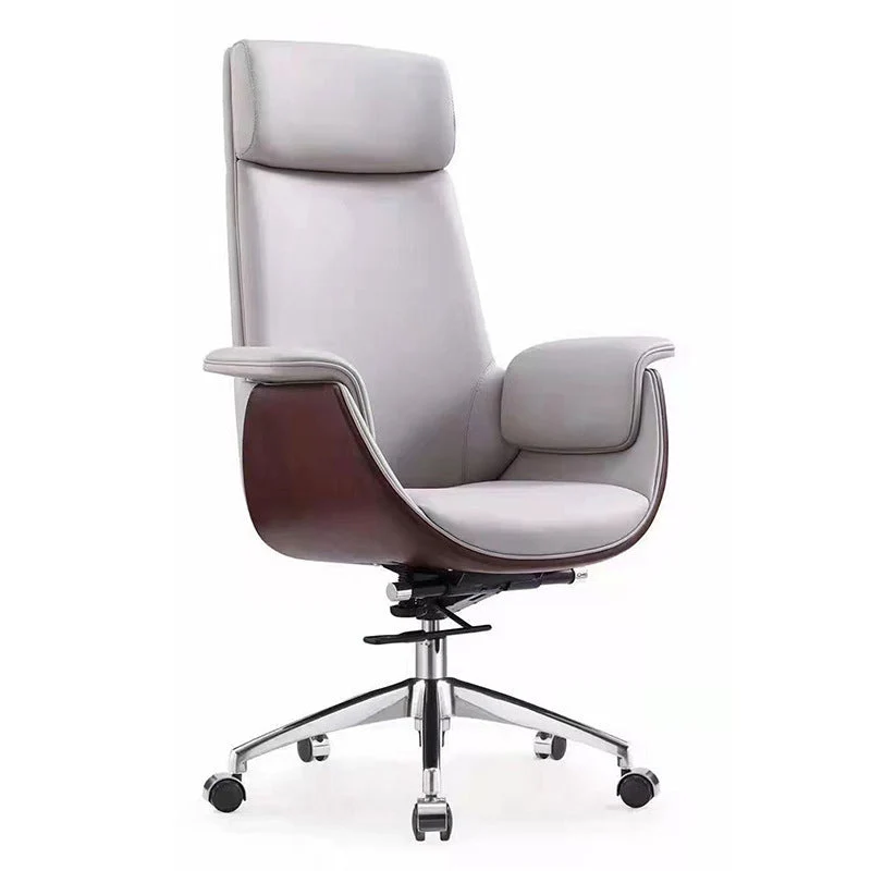 Chaise de direction moderne, chaise de bureau à hauteur réglable avec roulettes Clearhalo