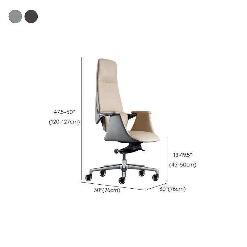 Chaise de direction moderne à mécanisme d'inclinaison, chaise de direction réglable en hauteur pour le bureau Clearhalo