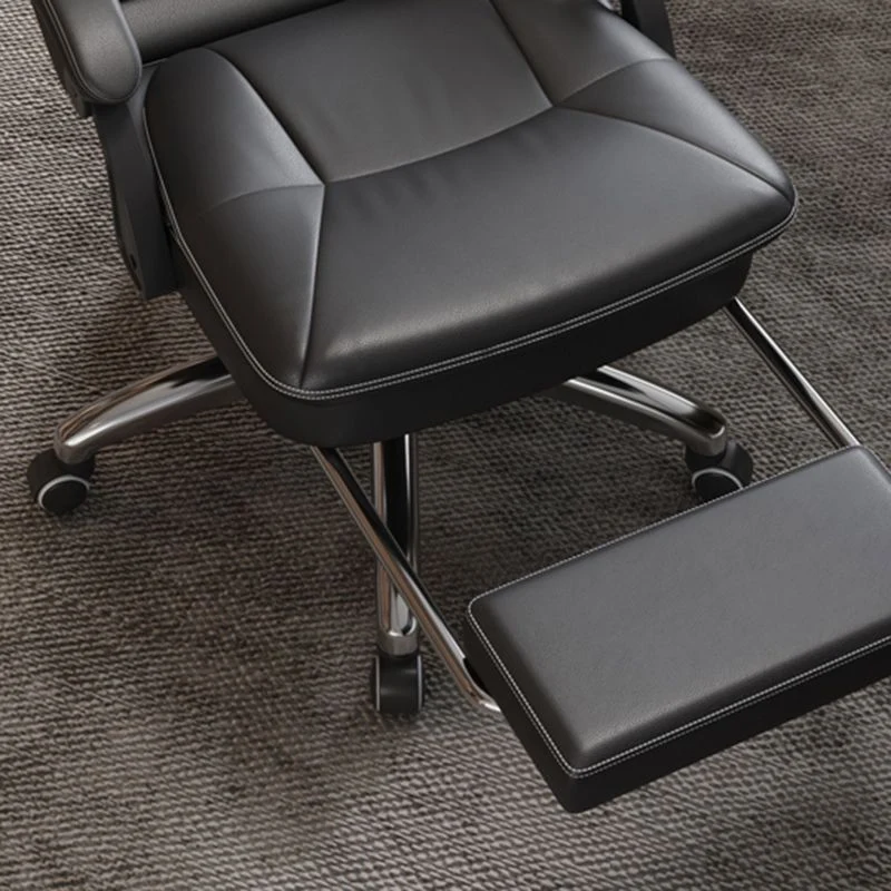 Chaise de direction moderne réglable en hauteur, bras rembourrés, chaise de direction incluse pour le bureau Clearhalo