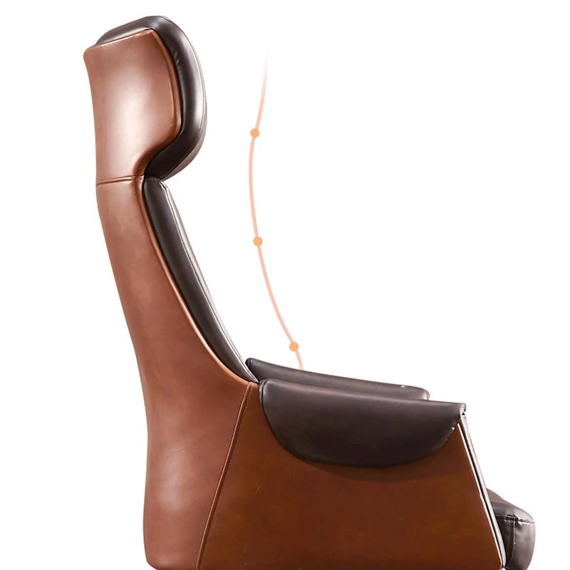 Chaise de direction moderne sans bras, chaise de direction réglable en hauteur pour le bureau Clearhalo