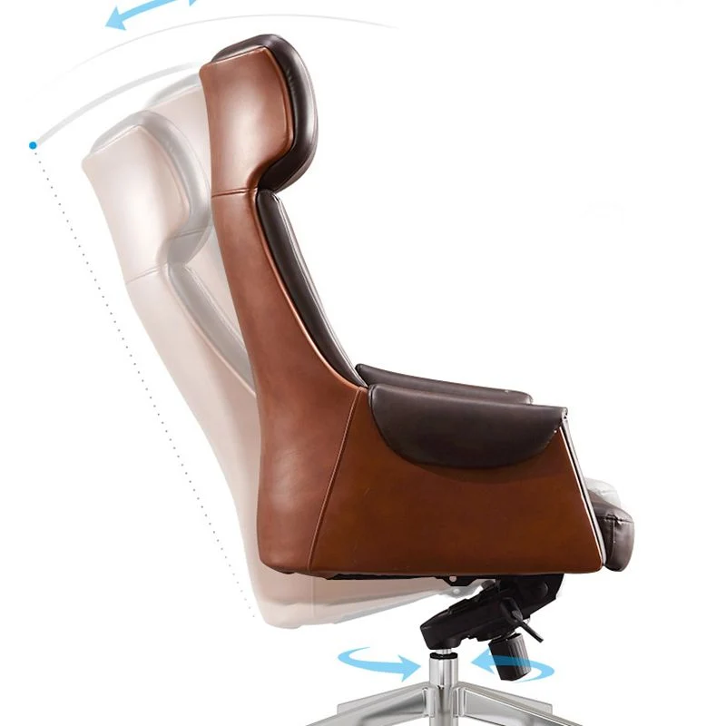Chaise de direction moderne sans bras, chaise de direction réglable en hauteur pour le bureau Clearhalo
