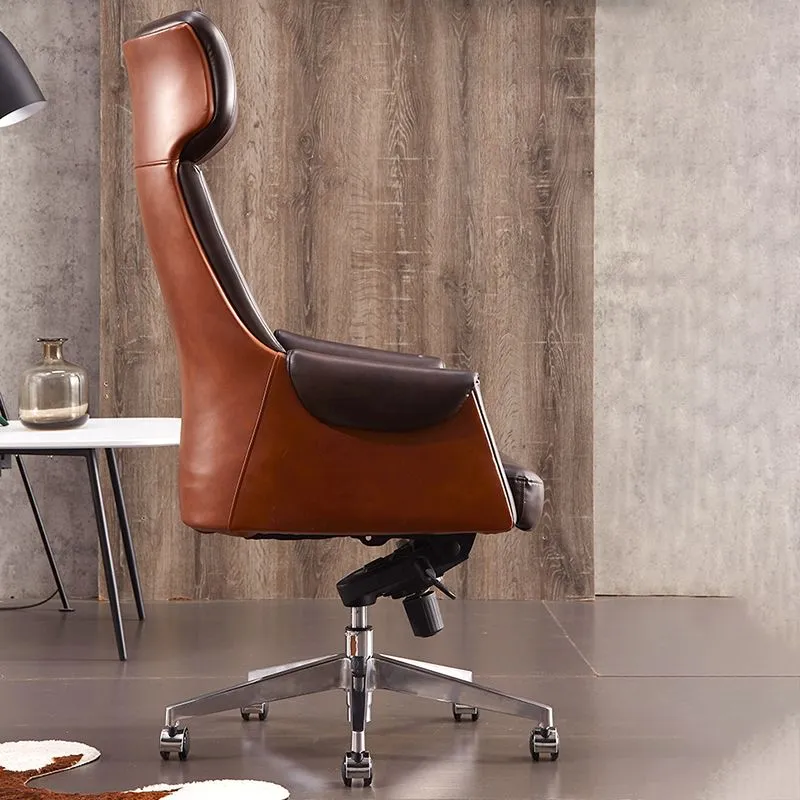 Chaise de direction moderne sans bras, chaise de direction réglable en hauteur pour le bureau Clearhalo