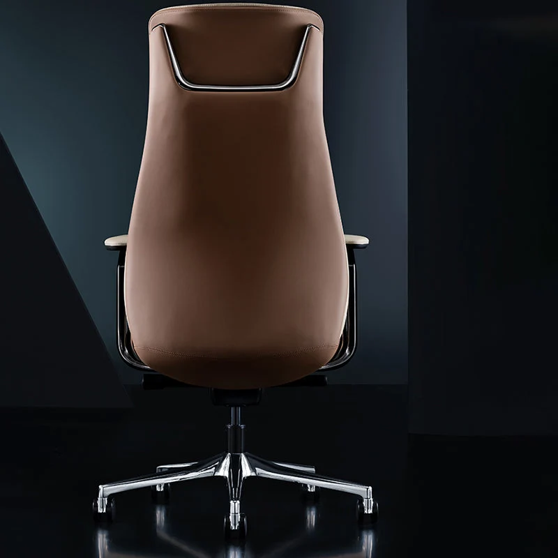 Chaise de direction pivotante contemporaine, bras rembourrés, chaise de direction pour bureau Clearhalo