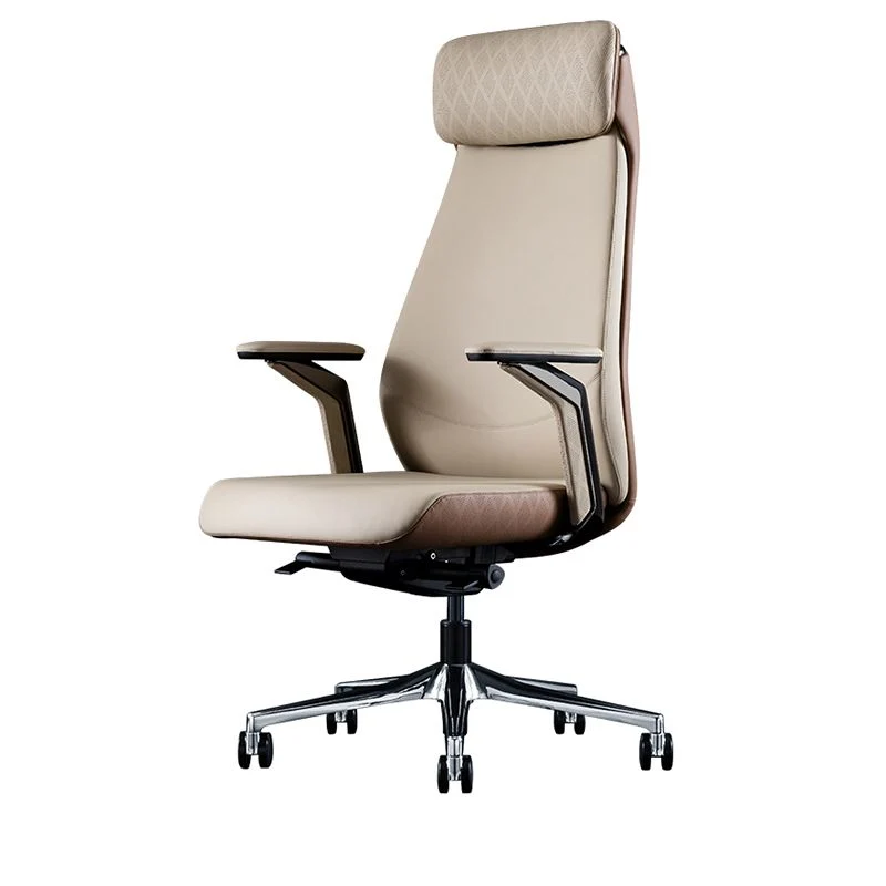 Chaise de direction pivotante contemporaine, bras rembourrés, chaise de direction pour bureau Clearhalo