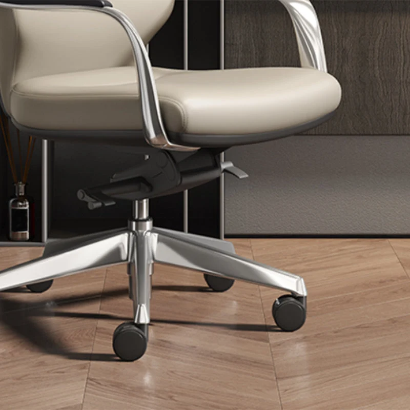 Chaise de direction pivotante moderne, bras rembourrés, chaise de direction pour bureau Clearhalo