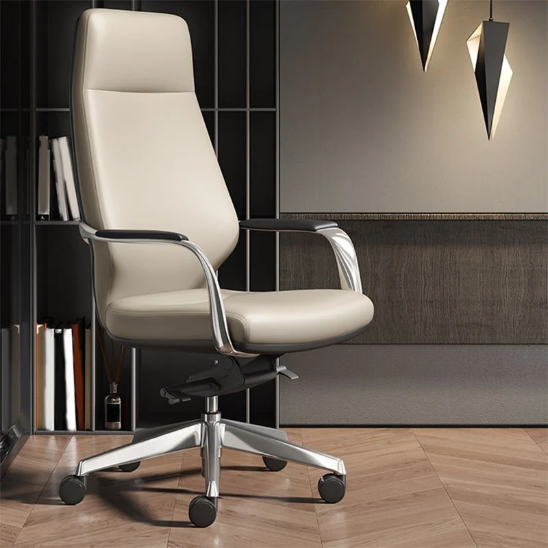 Chaise de direction pivotante moderne, bras rembourrés, chaise de direction pour bureau Clearhalo