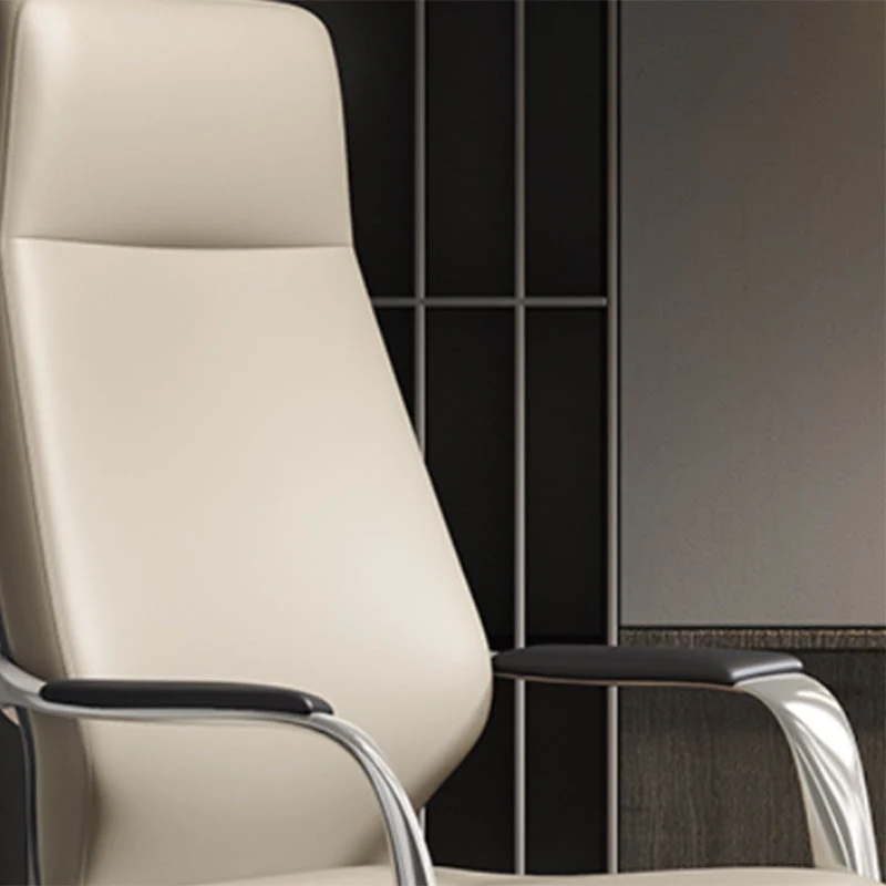 Chaise de direction pivotante moderne, bras rembourrés, chaise de direction pour bureau Clearhalo