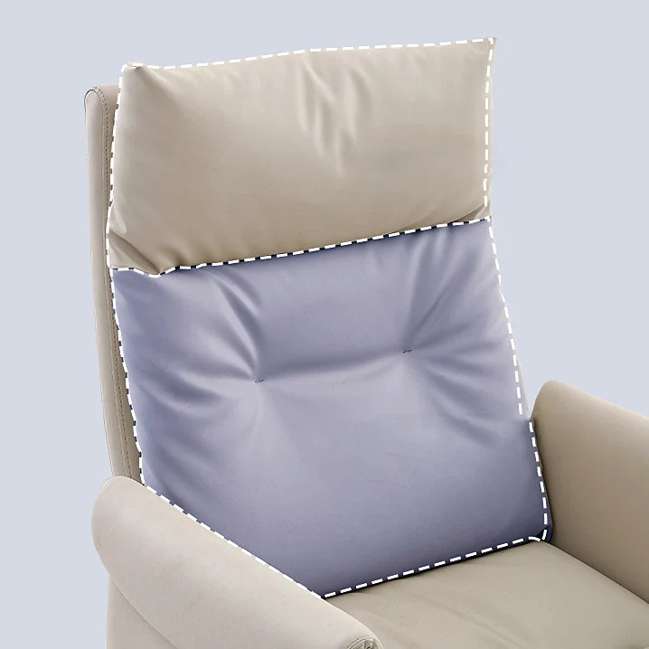 Chaise de direction réglable en hauteur Chaise de direction ergonomique réglable en cuir Clearhalo