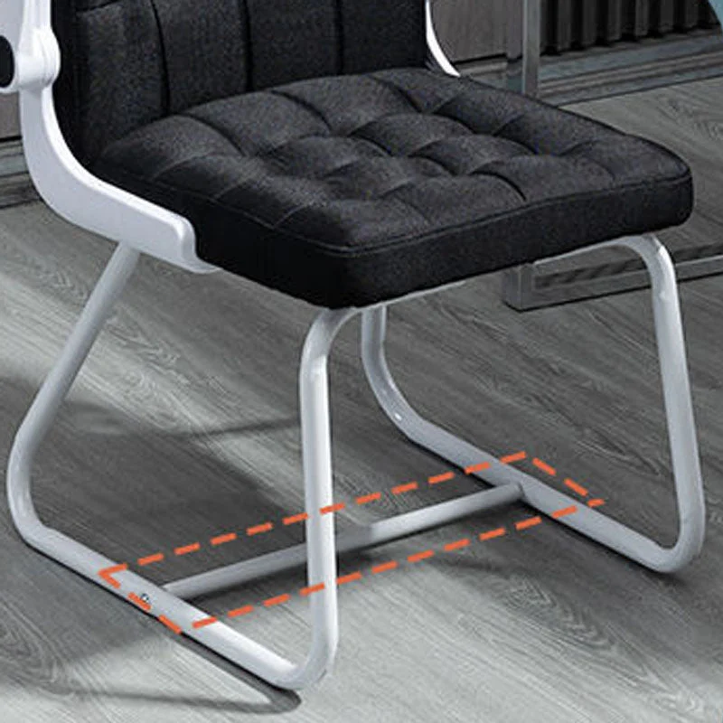 Chaise d'ordinateur de bureau moderne, chaise de bureau à dossier haut avec mécanisme d'inclinaison Clearhalo