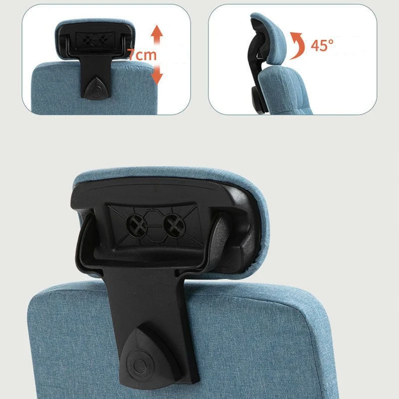 Chaise d'ordinateur de bureau moderne, chaise de bureau à dossier haut avec mécanisme d'inclinaison Clearhalo