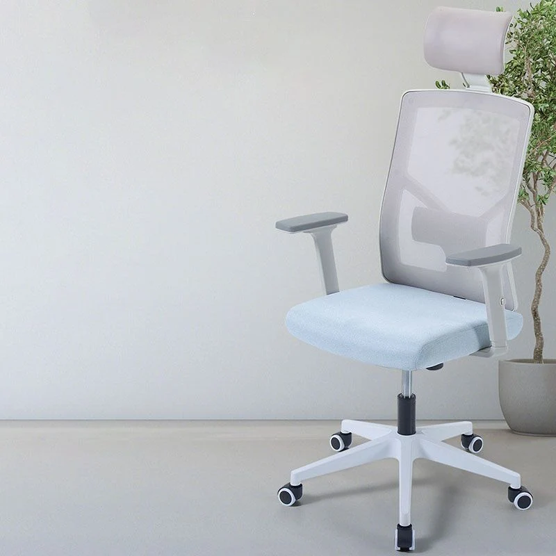 Chaise d'ordinateur de bureau moderne, chaise réglable en maille, chaise de bureau Clearhalo