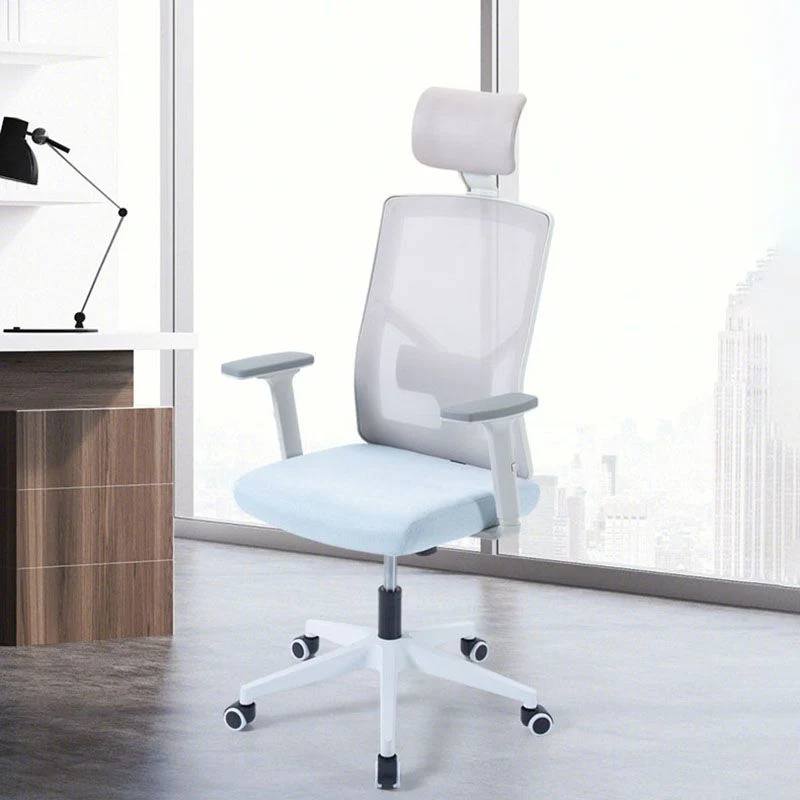 Chaise d'ordinateur de bureau moderne, chaise réglable en maille, chaise de bureau Clearhalo