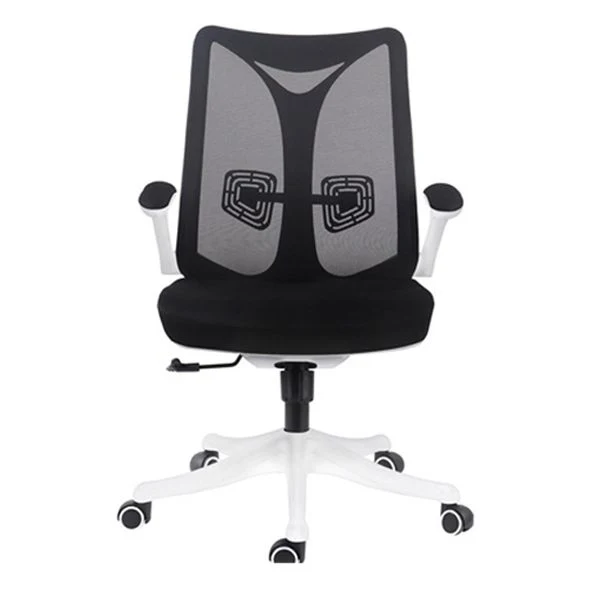 Chaise d'ordinateur moderne, avec accoudoirs réglables, en Nylon, à dossier moyen Clearhalo