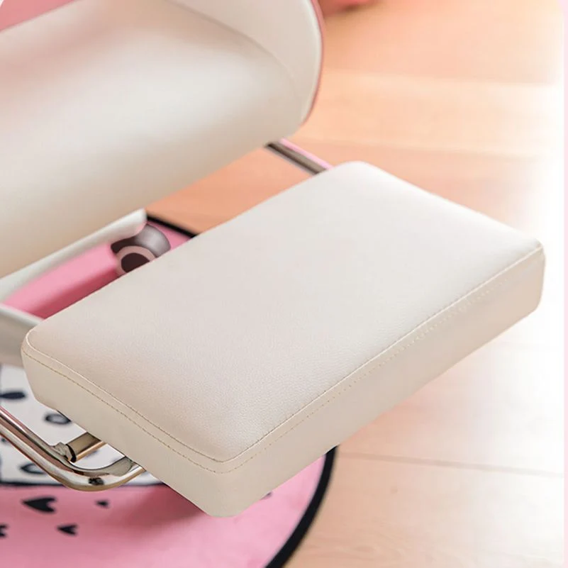 Chaise d'ordinateur moderne, bras réglables, dossier haut, avec roulettes Clearhalo