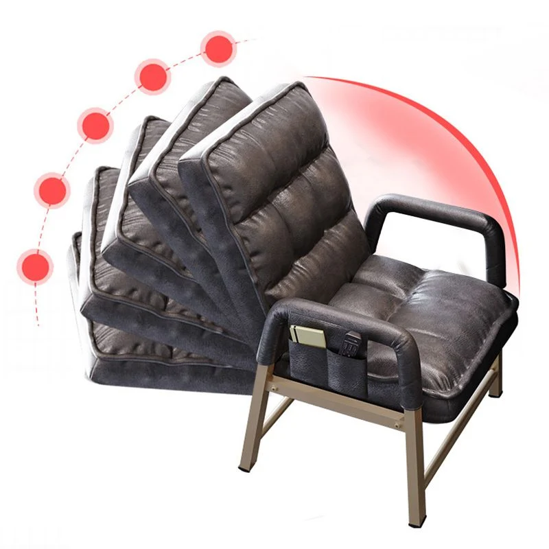Chaise d'ordinateur moderne, chaise de bureau à hauteur réglable avec dossier rembourré Clearhalo