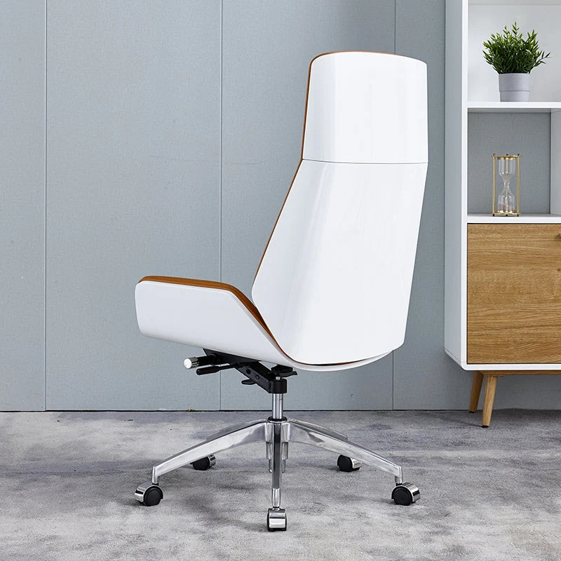 La chaise ergonomique exécutive contemporaine roule la chaise de gestion à dossier haut Clearhalo