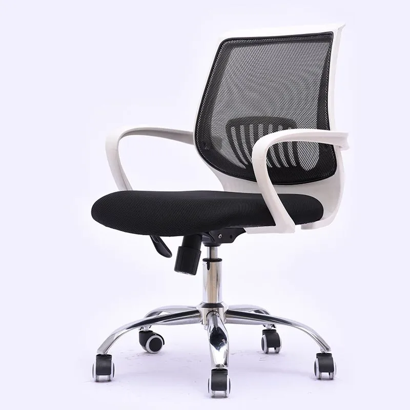 Chaise ergonomique réglable contemporaine en microfibre, fauteuil de conférence à dossier moyen Clearhalo