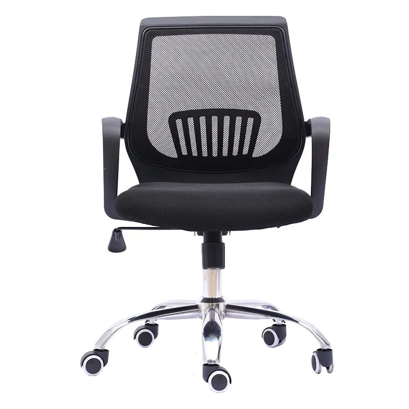 Chaise ergonomique réglable contemporaine en microfibre, fauteuil de conférence à dossier moyen Clearhalo
