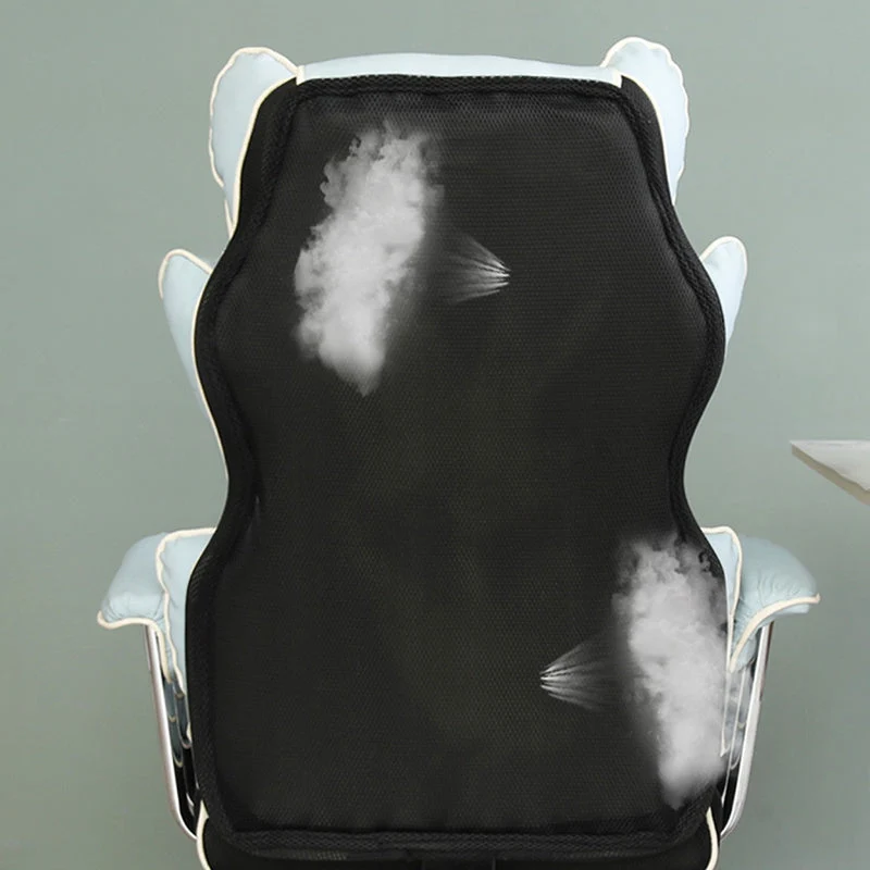 Chaise de jeu moderne, chaise de bureau en cuir avec roulettes, pour la maison Clearhalo