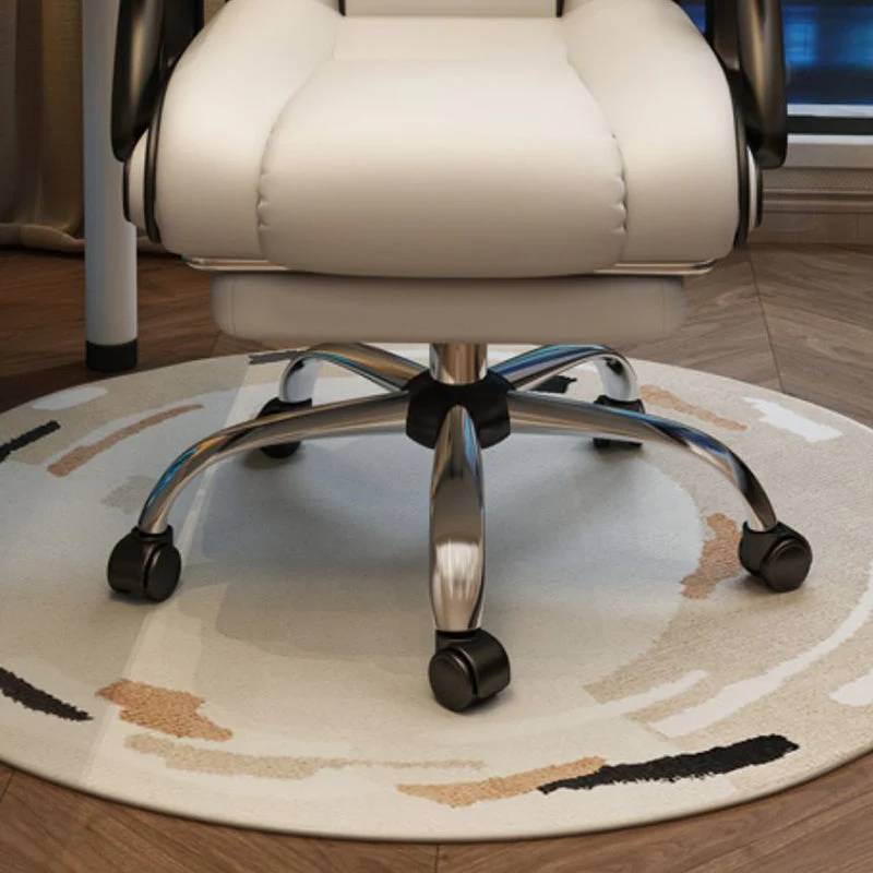 Chaise de jeu de Style moderne, chaise de bureau à bras fixe en Faux cuir pour la maison Clearhalo