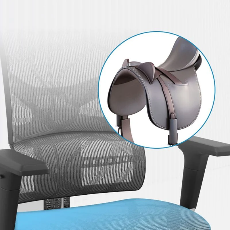 Chaise moderne à bras amovibles, siège réglable en hauteur, chaise de bureau avec dossier respirant Clearhalo